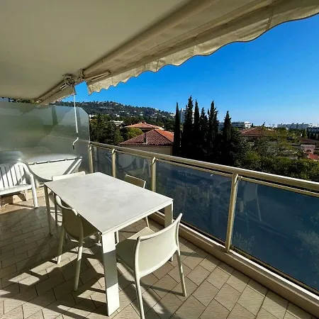 Apartment A018-large With Sea View Swimming Pool Garage Cannes